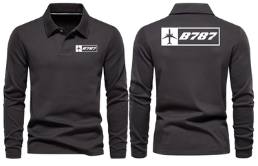 BOEING 787 LONG SLEEVE POLO
